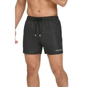 Calvin Klein Men's Modern Euro 5" Volley Swim Shorts Trunks Quick Dry Black XXL
